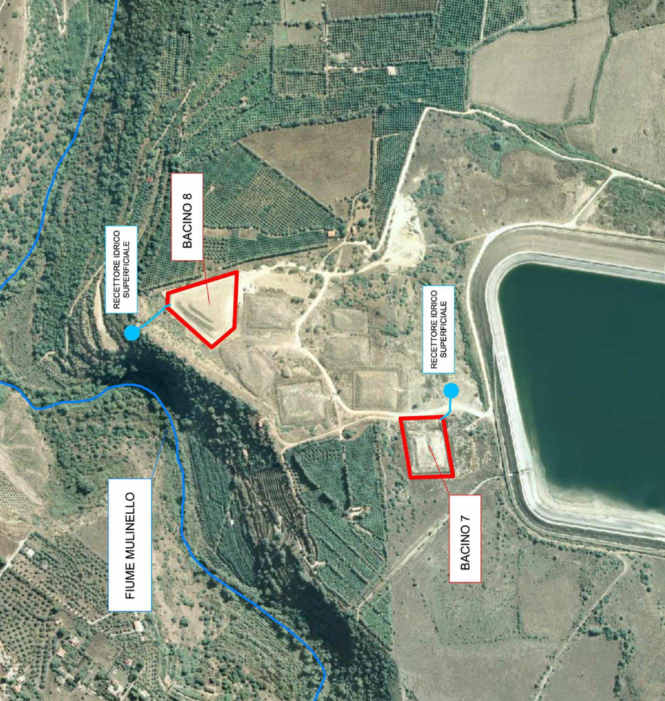 M.I.S.E. di due bacini di discarica – Augusta