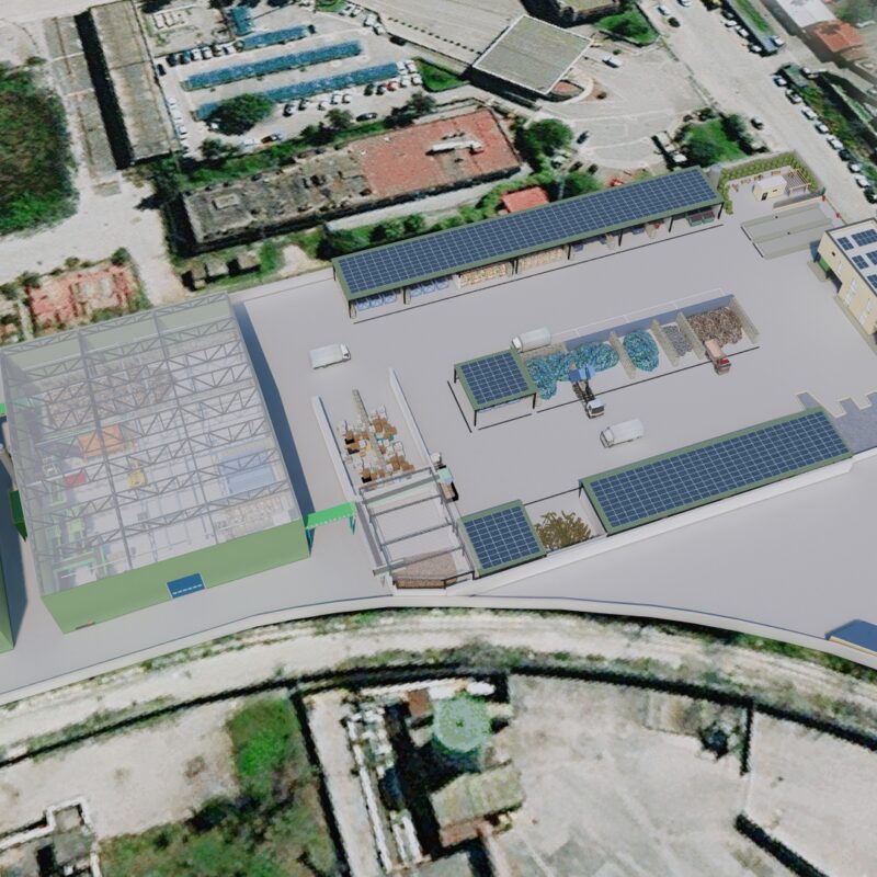 Highly automated paper and cardboard recovery facility – Napoli