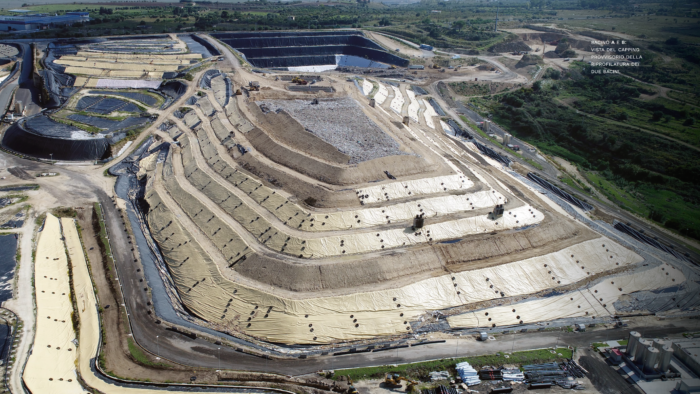 Discarica per rifiuti non pericolosi, realizzazione bacini “A” e “B” – Lentini