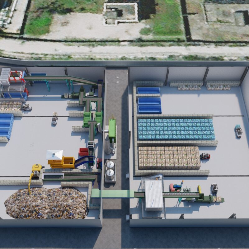 Hazardous and non-hazardous easte treatment plant located in Naples – via Nuova delle Brecce