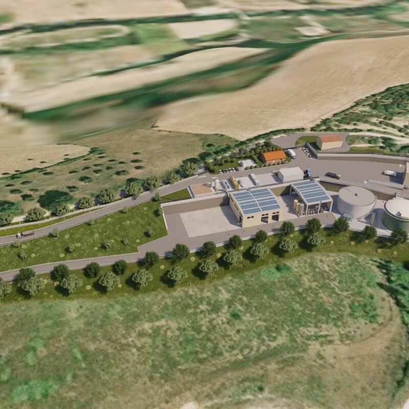 Anaerobic treatment plant for the organic fraction of municipal solid waste for the production of biomethane – Municipality of Fermo